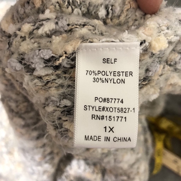 Kaileigh Women Sweater Size 1X Scoop Neck Pullover Soft Chunky - Picture 6 of 11